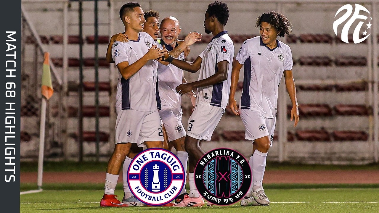 ONE TAGUIG FC VS MAHARLIKA FC || Match Highlights | PFL 2025-2026 | M68
