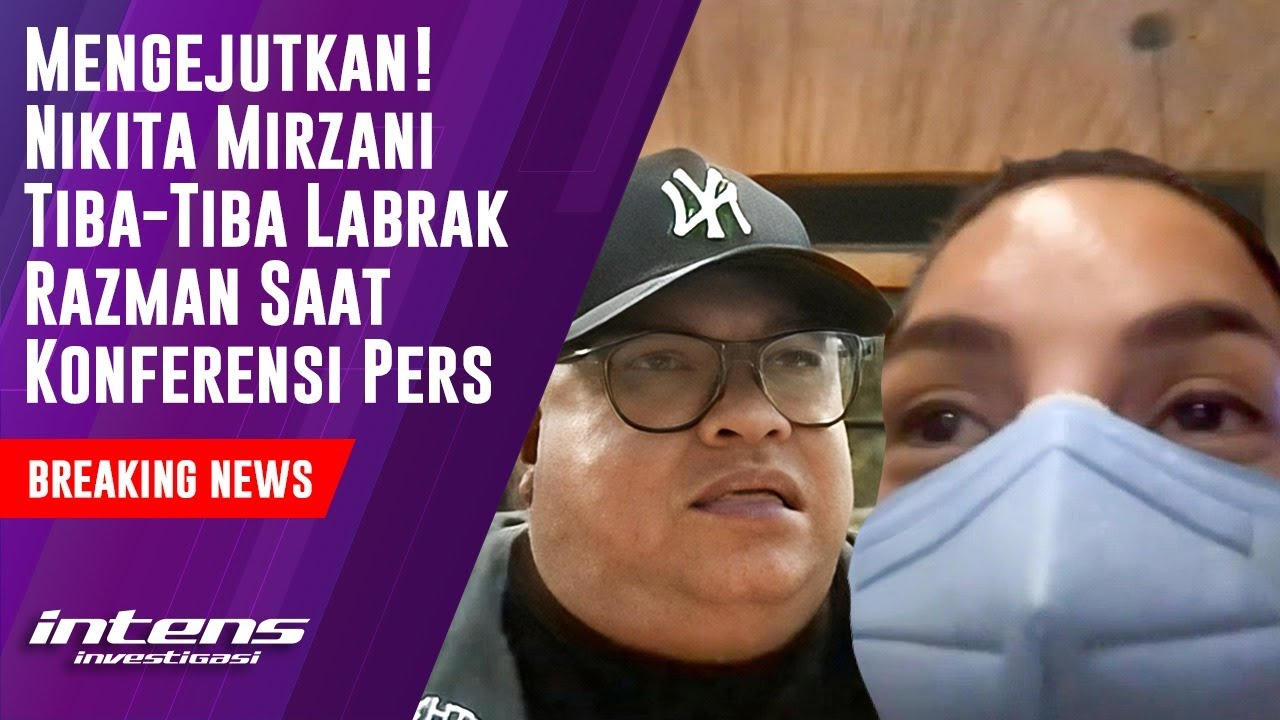 Mengejutkan Nikita Mirzani Tiba-Tiba Labrak Razman Saat Konferensi Pers Dihadapan Wartawan