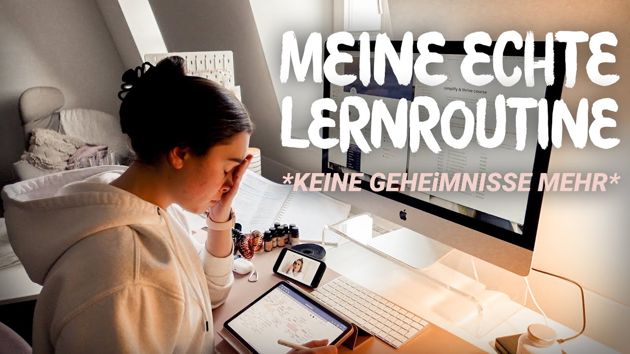 So viel lerne ich wirklich für Uni Klausuren - Realtalk zu meiner Lernroutine 🤫