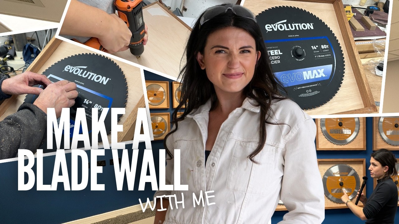 Making a Wall of Blades for Evolution Power Tools UK
