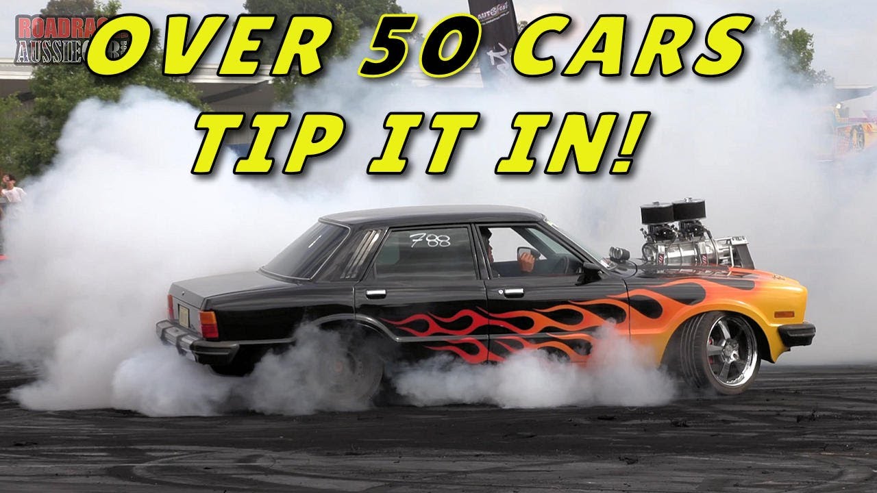 Australia Hosts Insanely Intense Burnout Car Competitions