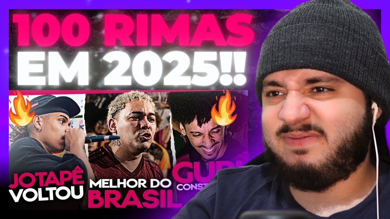 100 RIMAS RECENTES! (só 2025) | REACT BAUEB