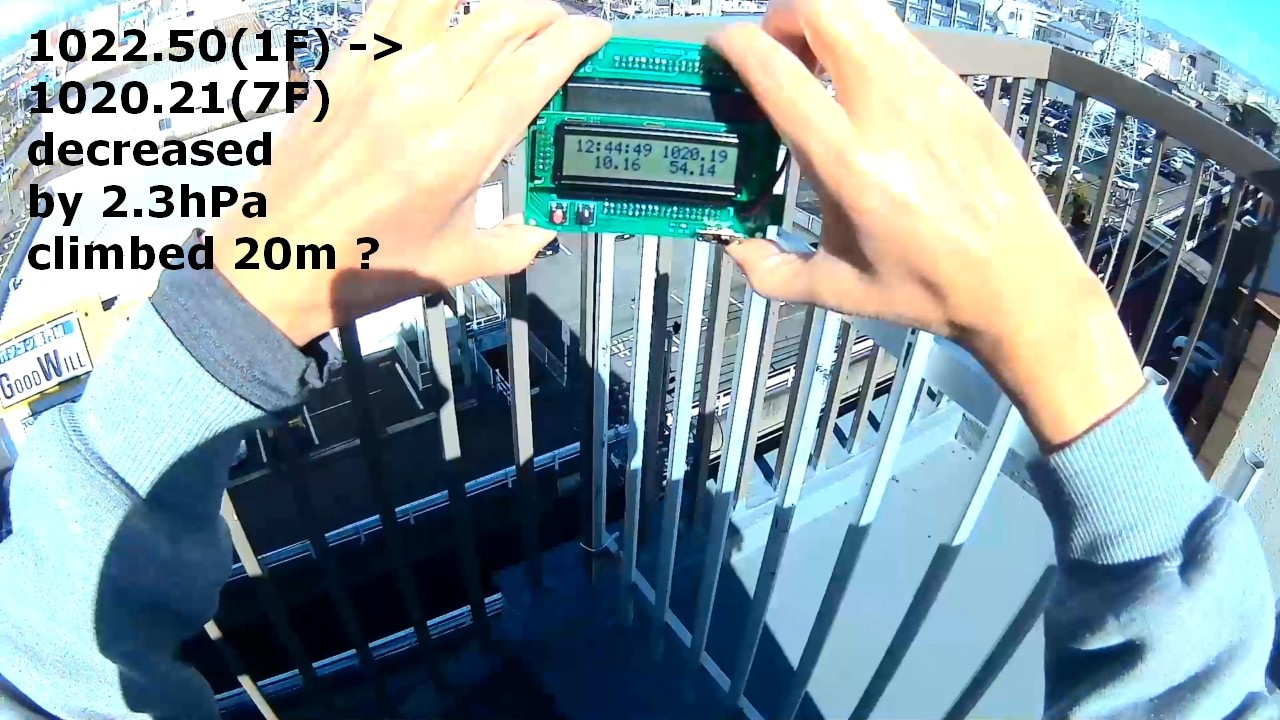 Let's go outside with portable sensors - Presure, temperature and humidity (1)