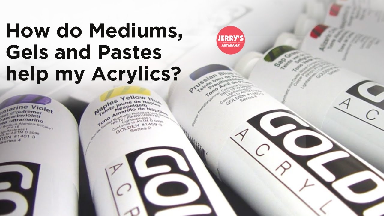 Golden Acrylics, Mediums, Gels and Pastes Product Demo