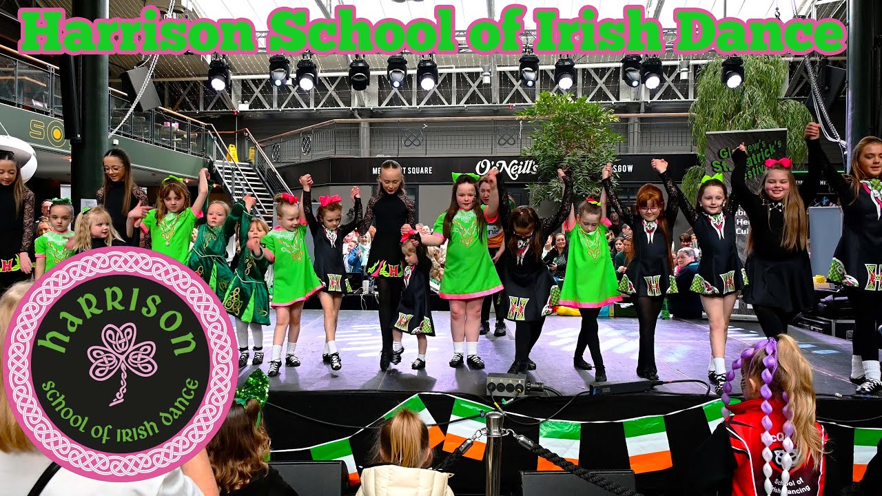 The Harrison School of Irish Dance -  Glasgow's St. Patrick's Day 2025