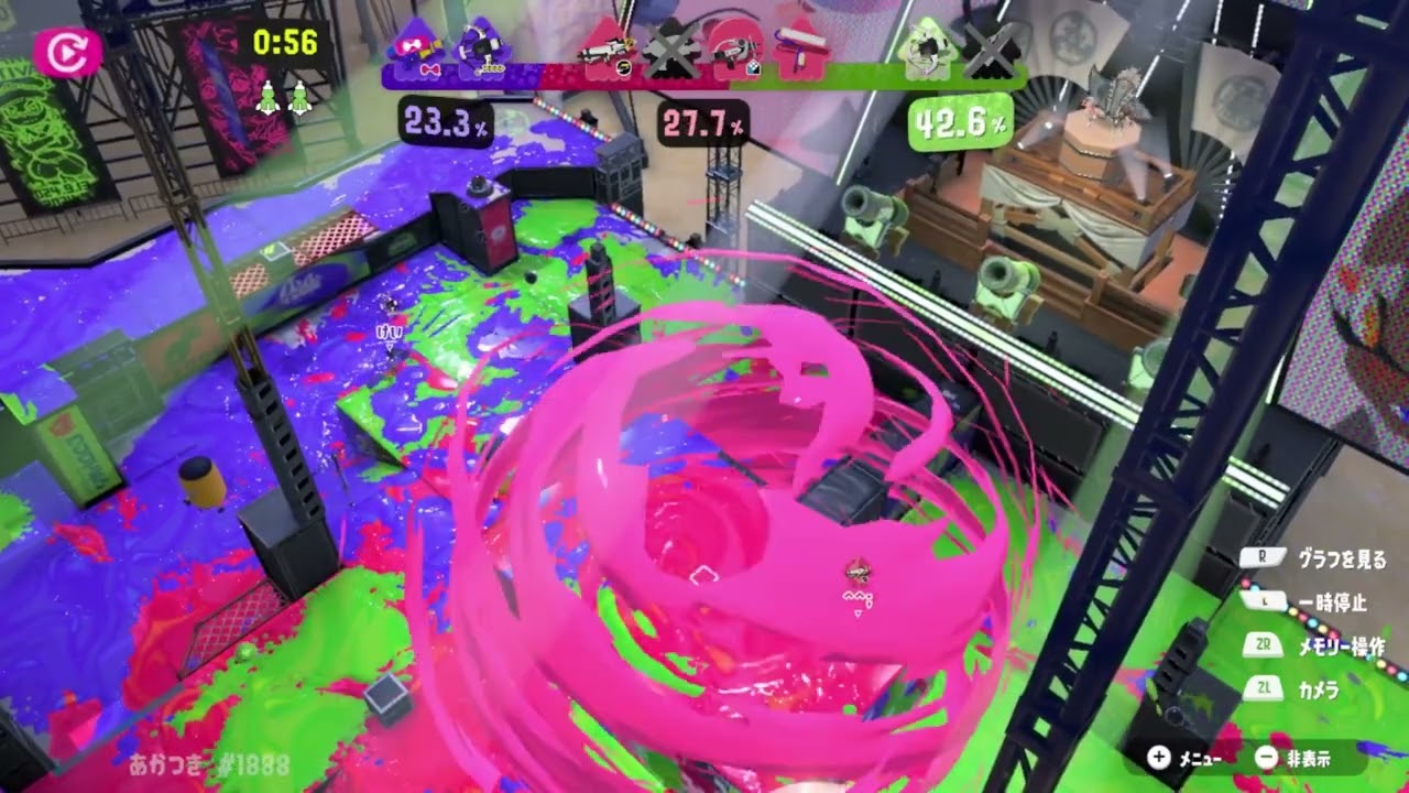 【Splatoon3】グランドフェス未来派 トリカラバトル特殊演出【すりみ連合永遠なれ】
