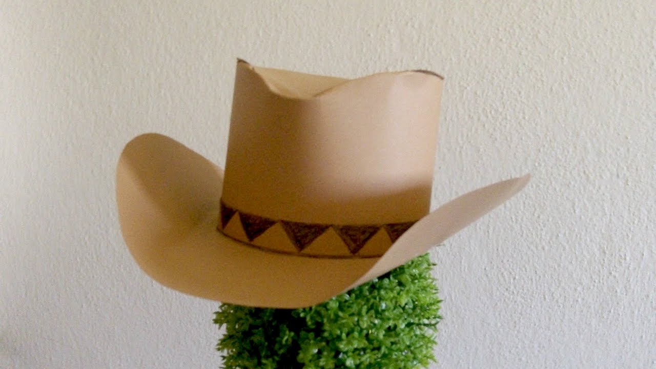 Como Fazer um Chapéu de Cowboy de Papel