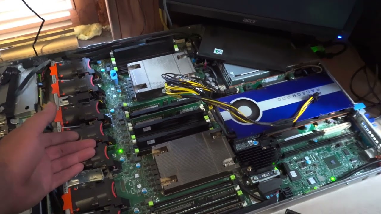 Серверные движения / dell r630 + GPU / GPU RadeonPro Установлена (часть10)