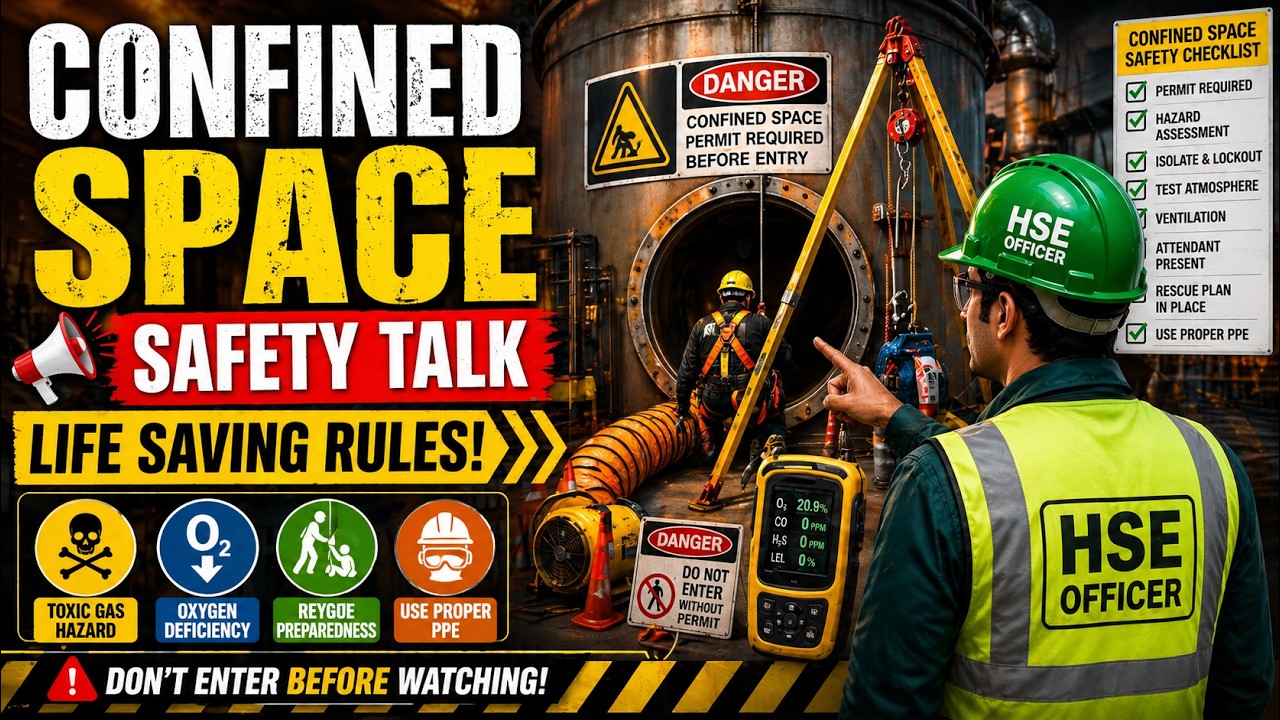 Why Confined Space Safety Talk is Important | Confined Space Safety Talk 