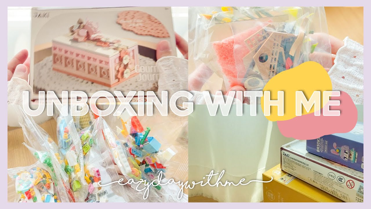 UNBOXING WITH ME EP.11 | 🎨 𝐋𝐞𝐭'𝐬 𝐩𝐥𝐚𝐲 𝐋𝐞𝐠𝐨 💖 แกะกล่อง,ตัวต่อเลโก้,ASMR