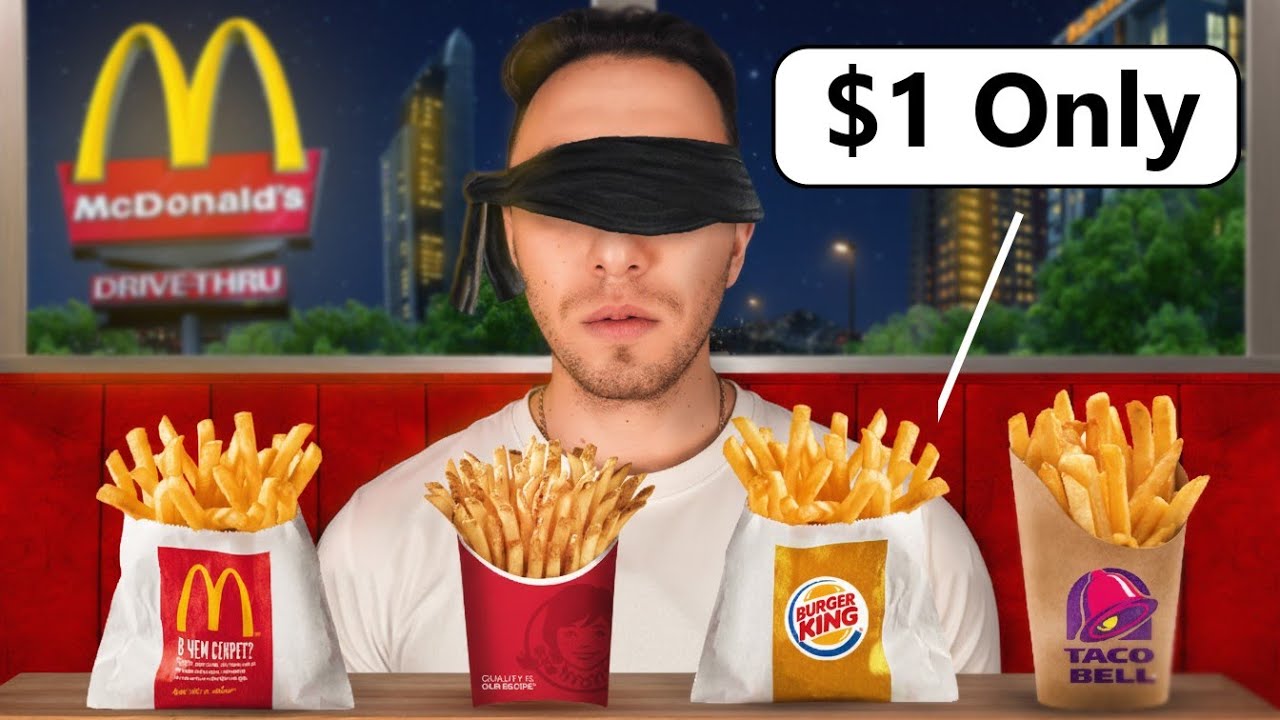 Blind Taste Testing French Fries From Different Restaurants 