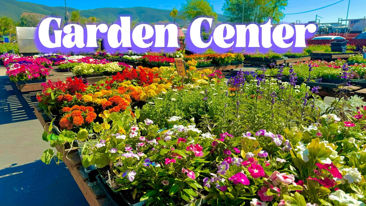 Garden Center Walking Tour 🌱 [4K] Relaxing Sounds