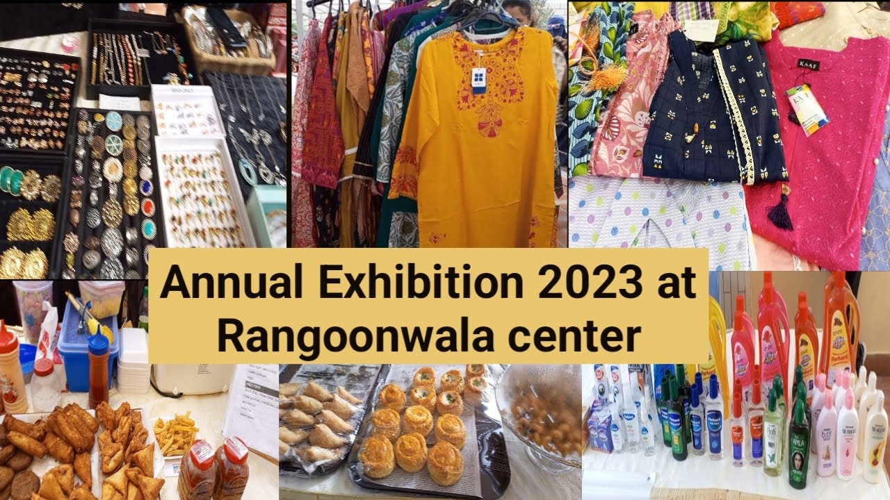 Annual Exhibition 2023 at Rangoonwala Community Center/ Handmade and Discounted products