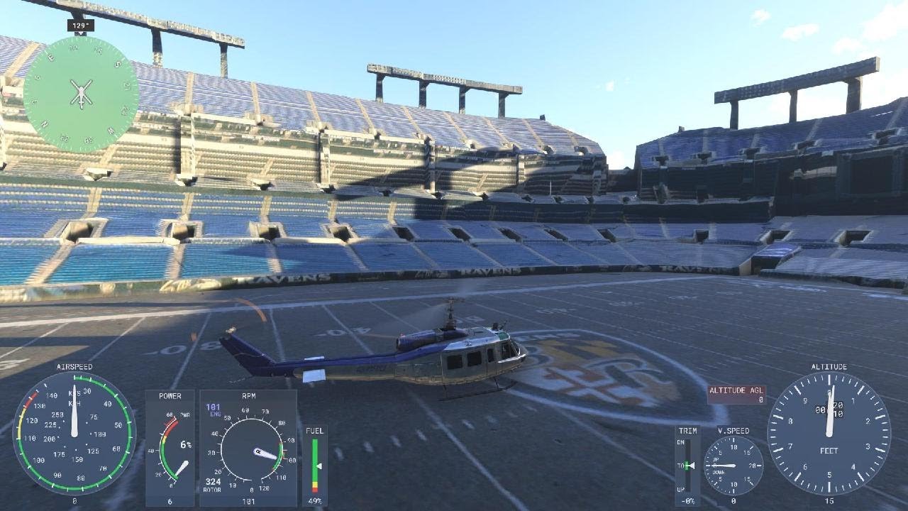 Microsoft Flight Simulator - Helicopter - Bell UH-1H Huey