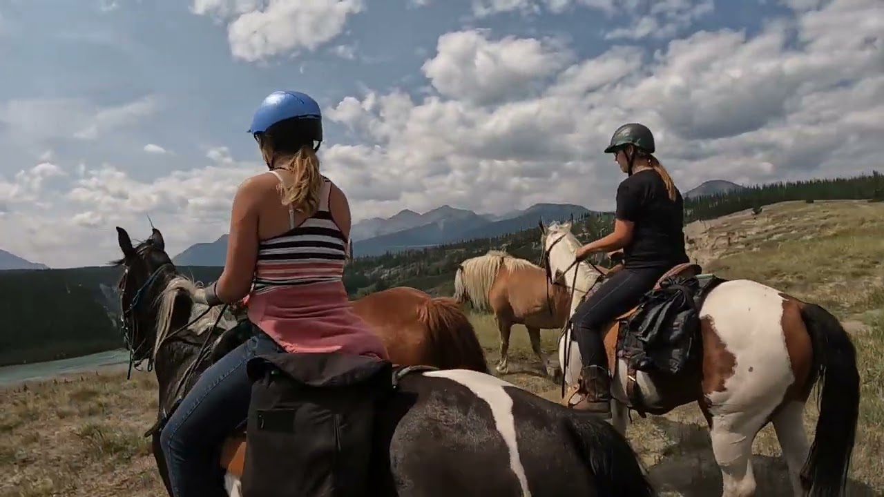 Bighorn Dam - Riding the Ridges, and Swimming with Horses
