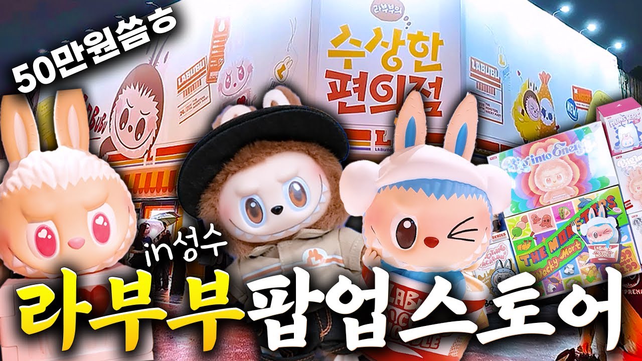 라부부 팝업스토어 갔다가 50만원어치 산 라부부 진심남