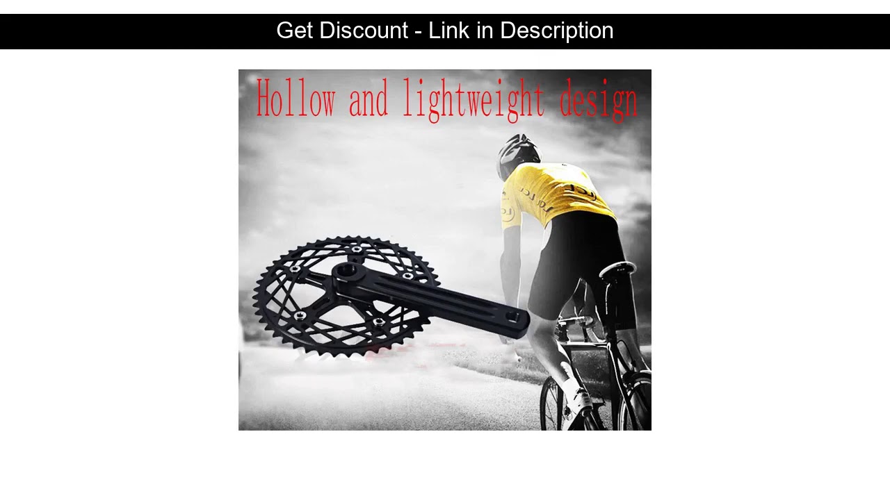 New product  201948T crankset 130BCD retro square taper fixie fixed gear spider crankset single spe