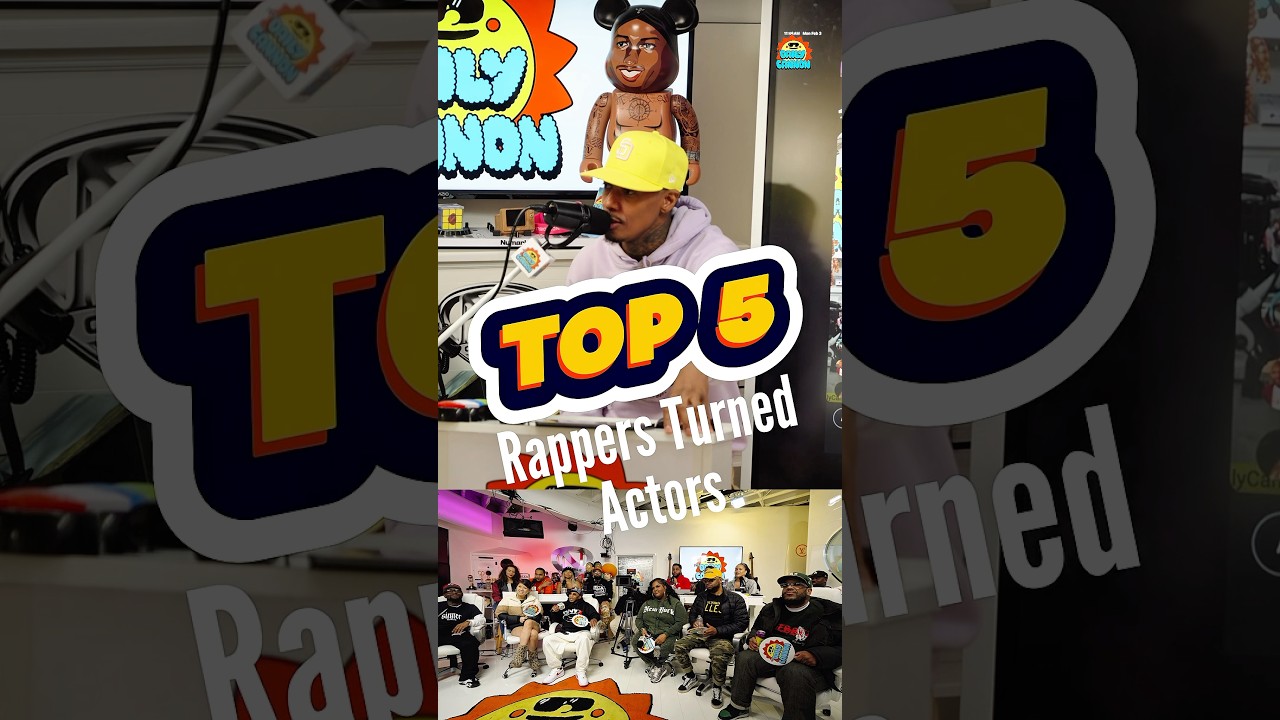 TOP 5 RAPPERS TURNED ACTORS!🔝5️⃣ #explore #rapper #actor #shorts ​⁠@DailyCannonShow