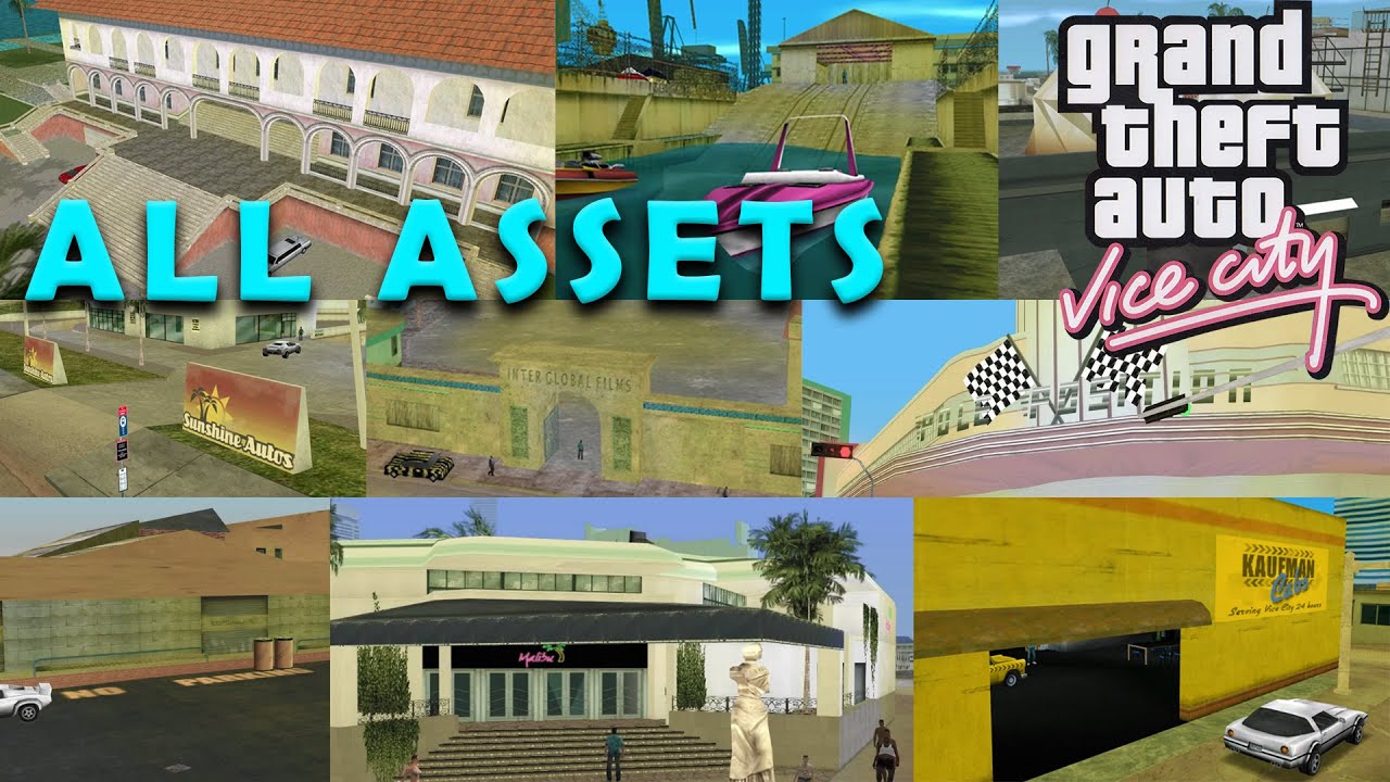 GTA Vice City - All Assets