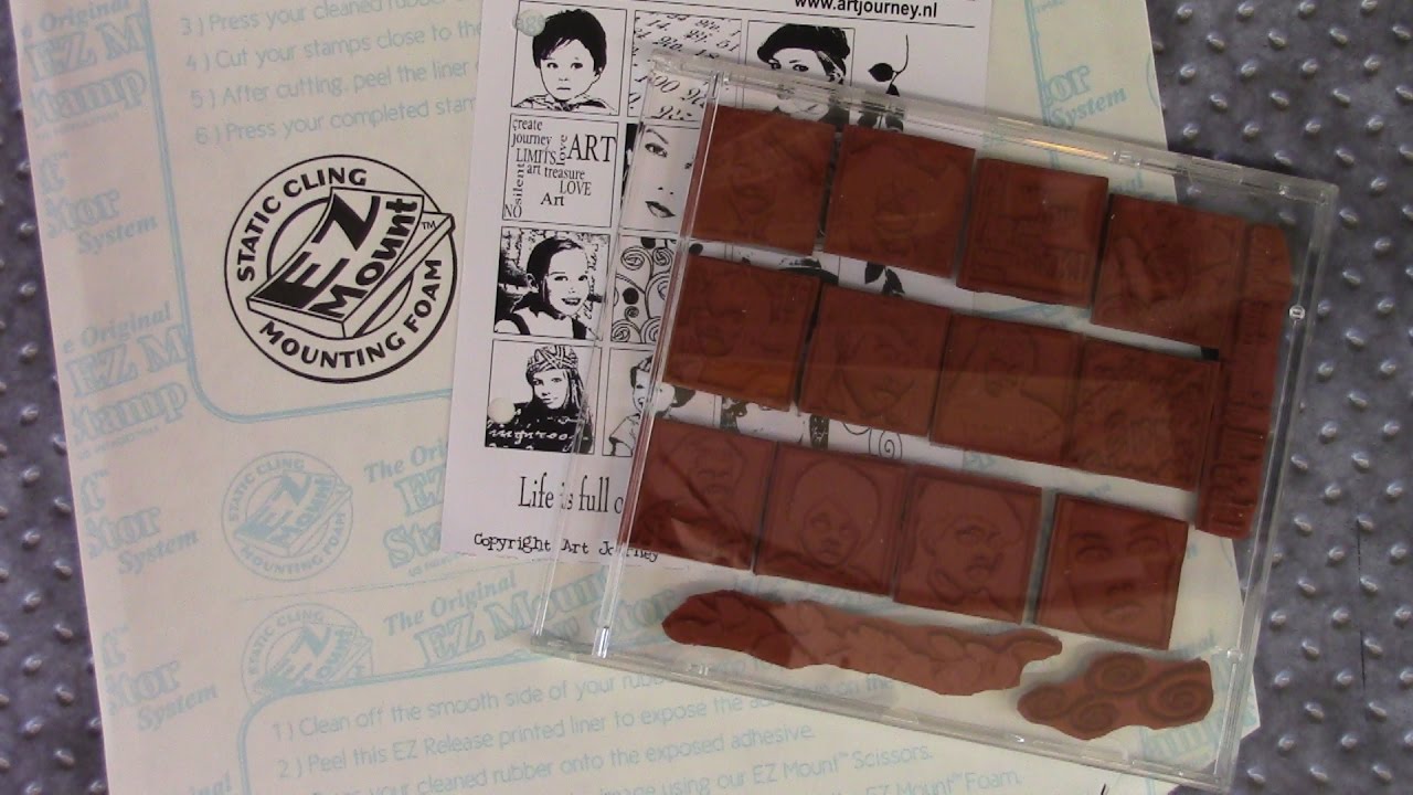 Mounting Rubber Stamps on 