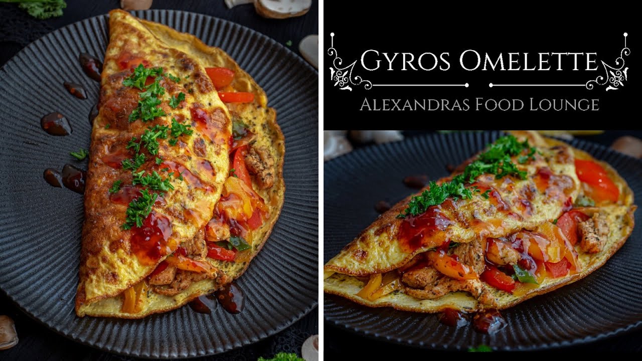 Low Carb Rezept / Gyros Omelette/ Rezepte zum abnehmen und wohlfühlen.