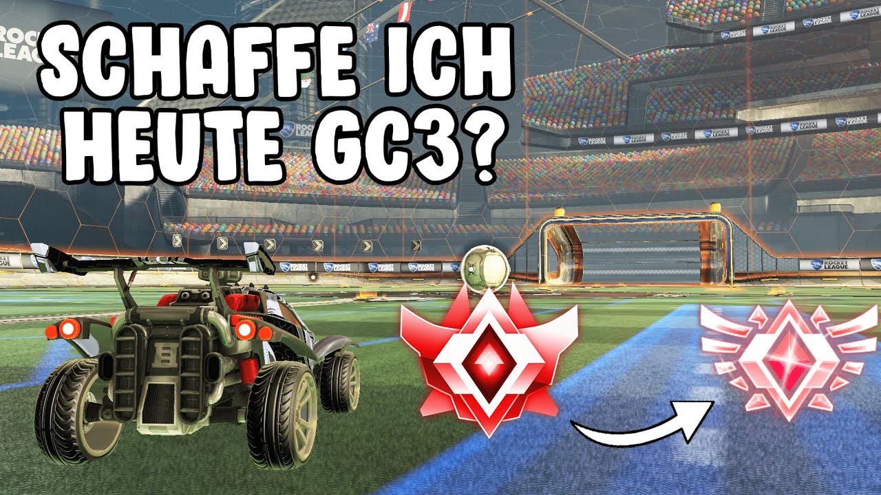 Schaffe ich heute GC3? + Gegner flamen im Chat🤬 | Rocket League