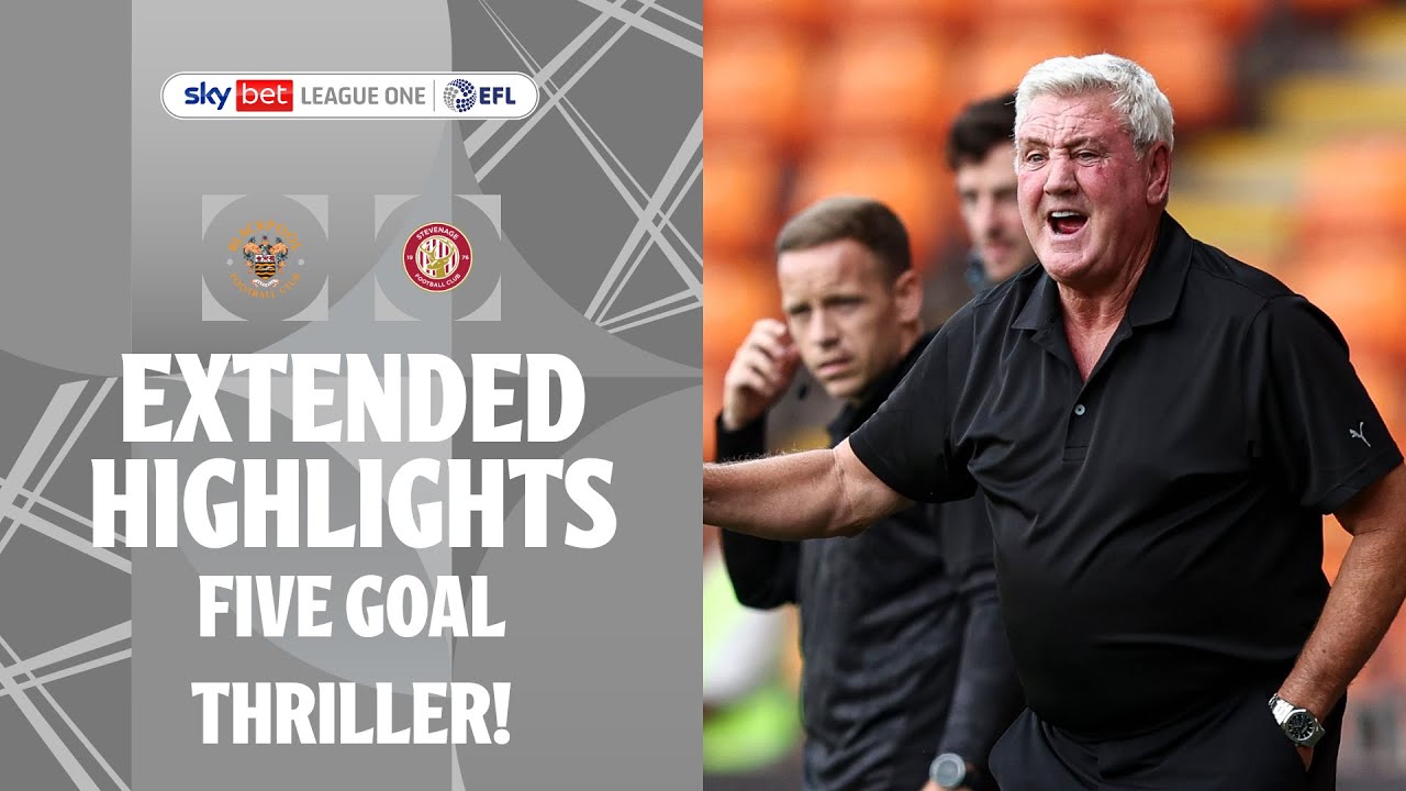 FIVE GOAL THRILLER! | Blackpool v Stevenage extended highlights
