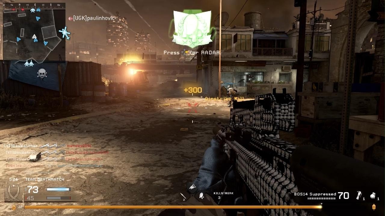 Cod MWR Getting A Triple Final Kill With The Airstrike Must Watch!
