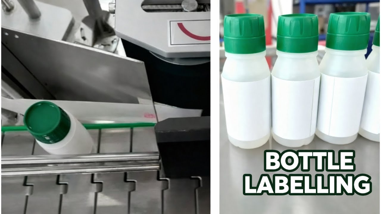 Worldpack Bottle Labelling Machine Featuring HERMA Labelling Head | Precision Labelling