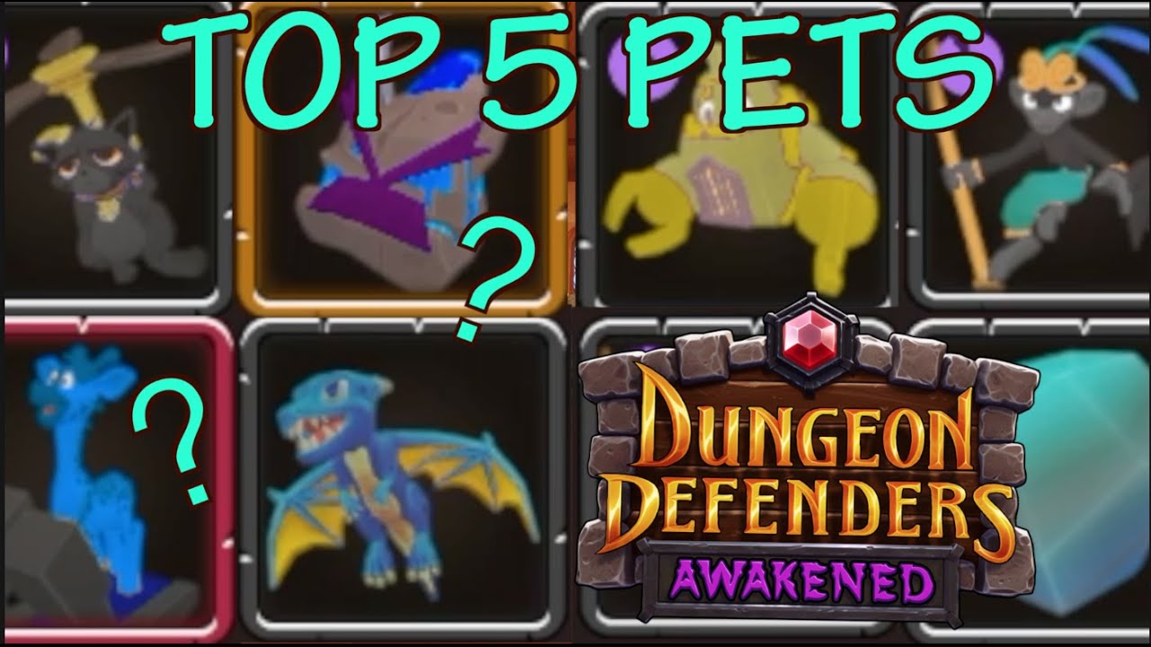 Top 5 Pets - A Beginners Guide to Pets in Dungeon Defenders: Awakened