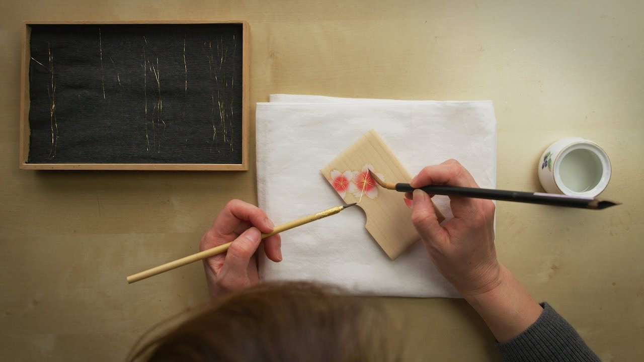 Kyoto Craftsmanship: Kirikane Gold Leaf Card Case