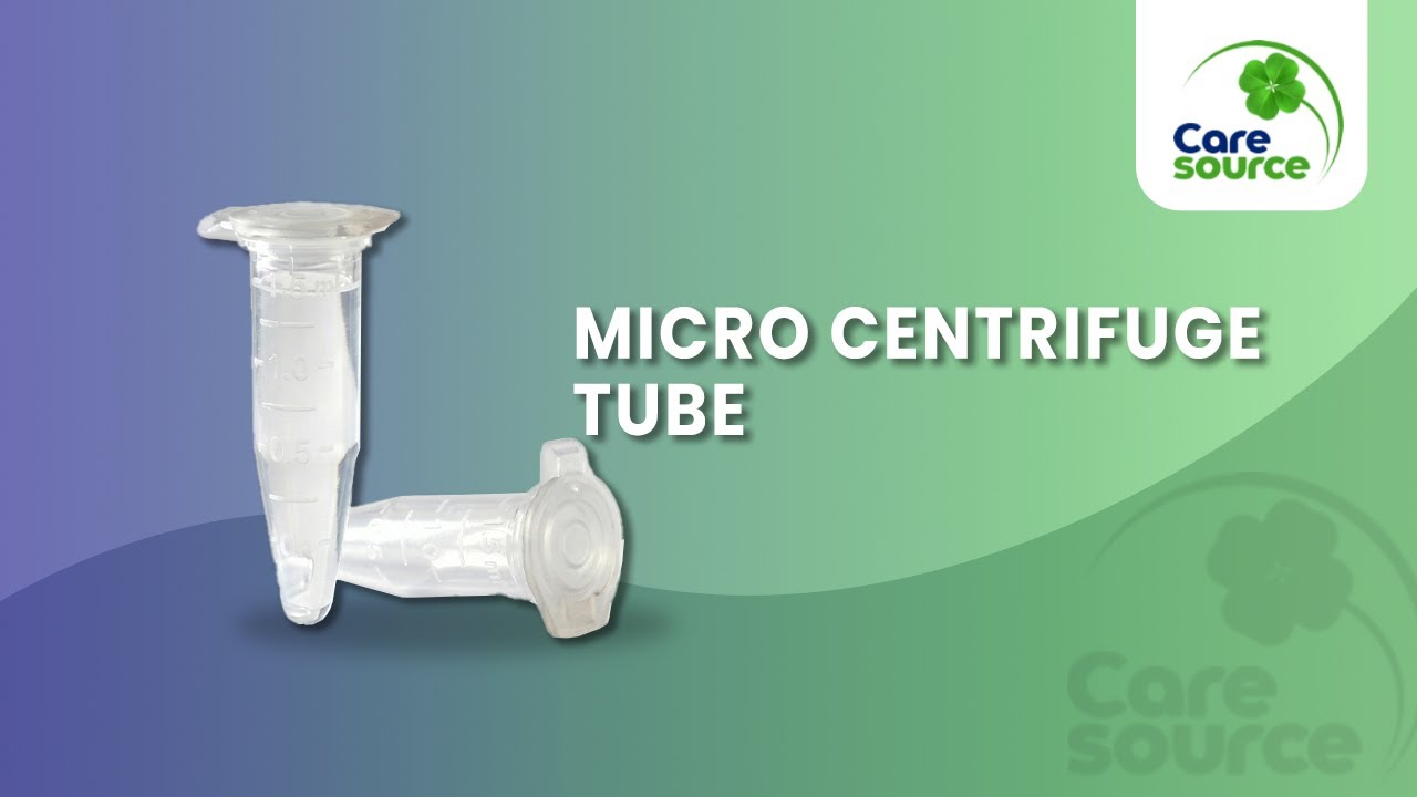 Microcentrifuge Tubes with High-G Strength, Multiple Sizes & Light-Protection Options