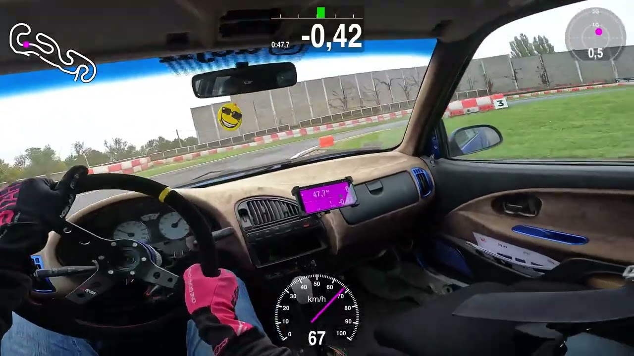 POV: Time Attack - Saxo VTS - MČR v Autoslalomu - SteelRing Trinec - Nedele - 2:19.940