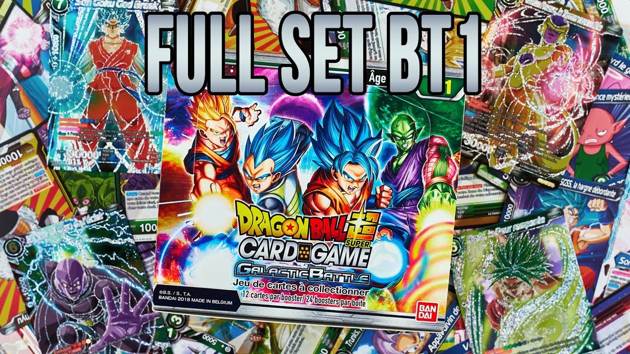 Dragon Ball Super Card Game Full Set BT1 FR avec SPR et Promo
