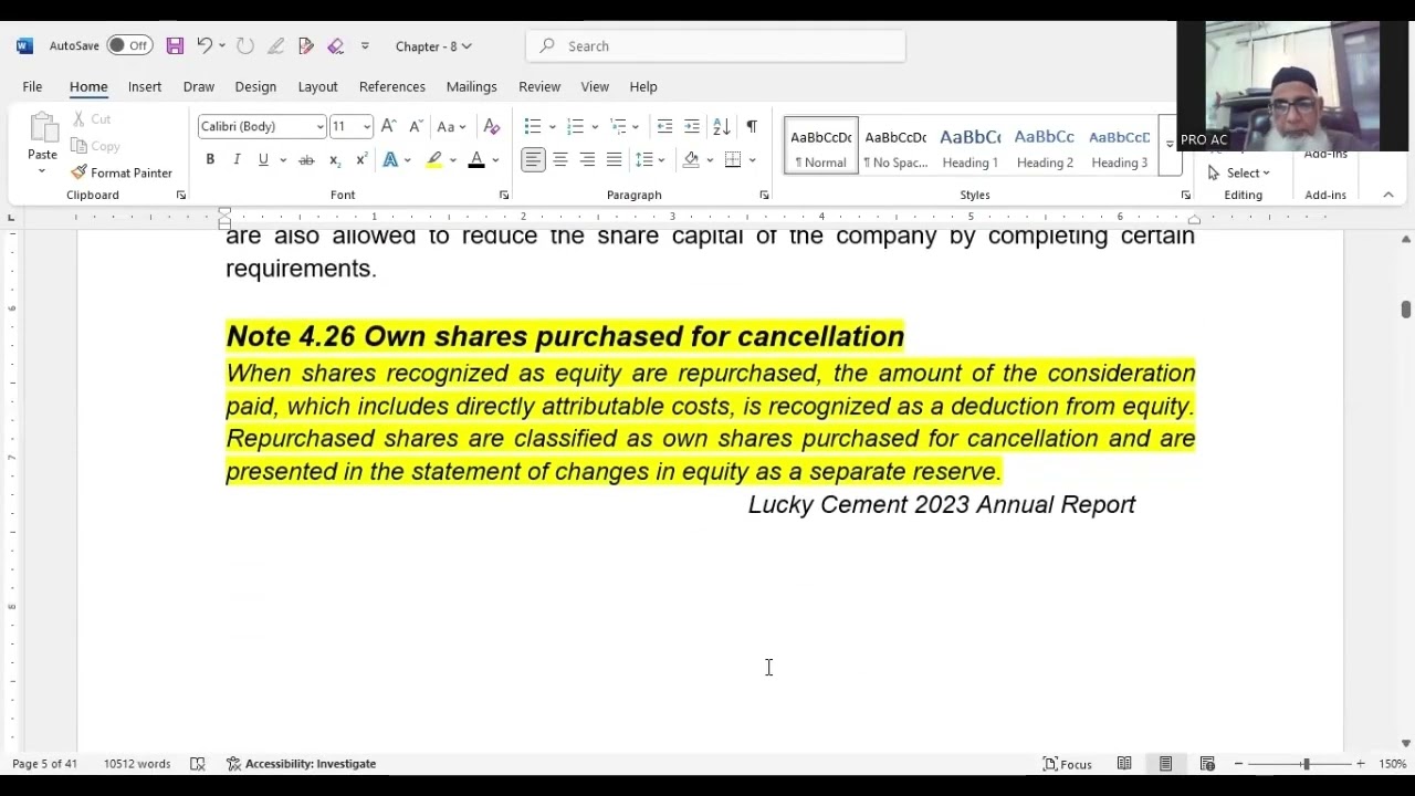 Chapter  8 SHARE CAPITAL BUY BACK AND REDUCTION OF SHARE CAPITAL