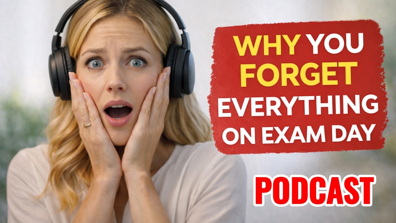 Exam Day Panic || IELTS, TOEFL, Cambridge English || Intermediate English Podcast