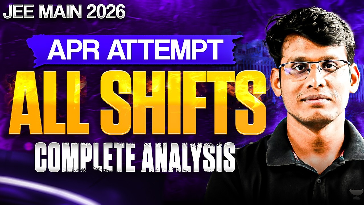 JEE Main 2026 | April Attempt All Shifts | Marks vs Percentile Analysis 🔥 | Prashant Jain