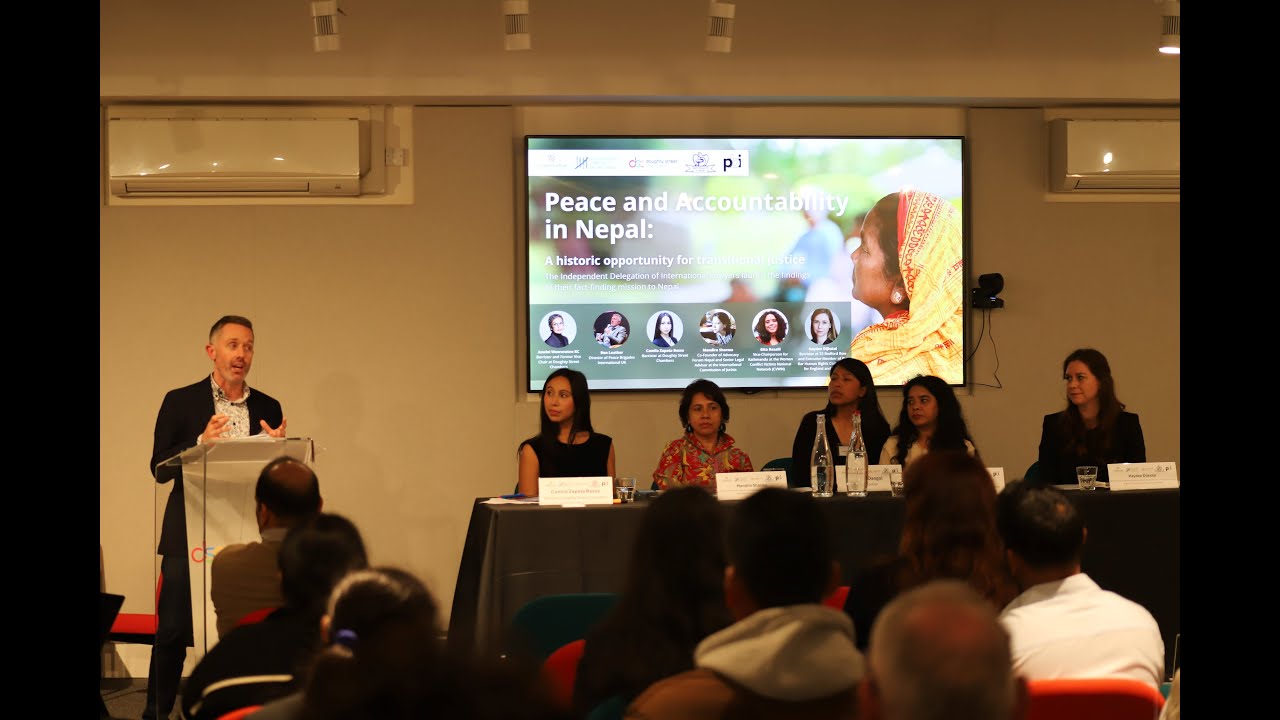 Launch of the Independent Delegation of International Lawyers to Nepal Report