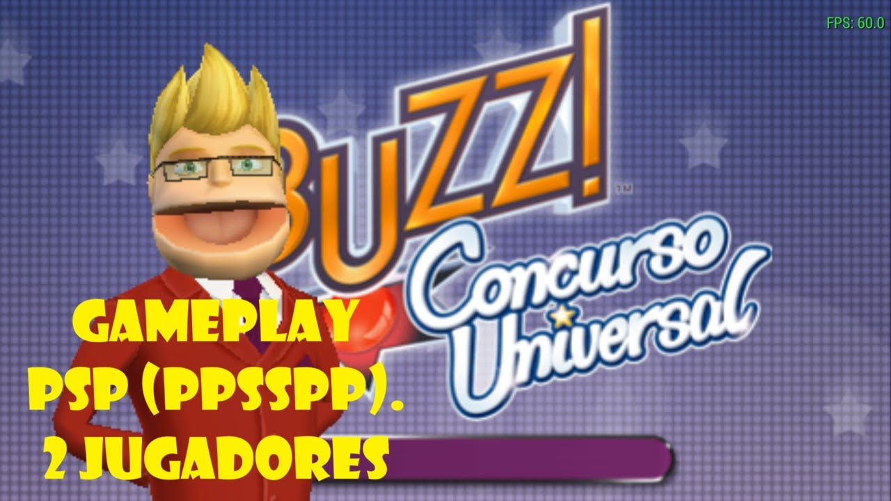 Buzz! Concurso Universal (Español) de PSP con emulador PPSSPP. Gameplay (Modo 2 Jugadores: Pásala)