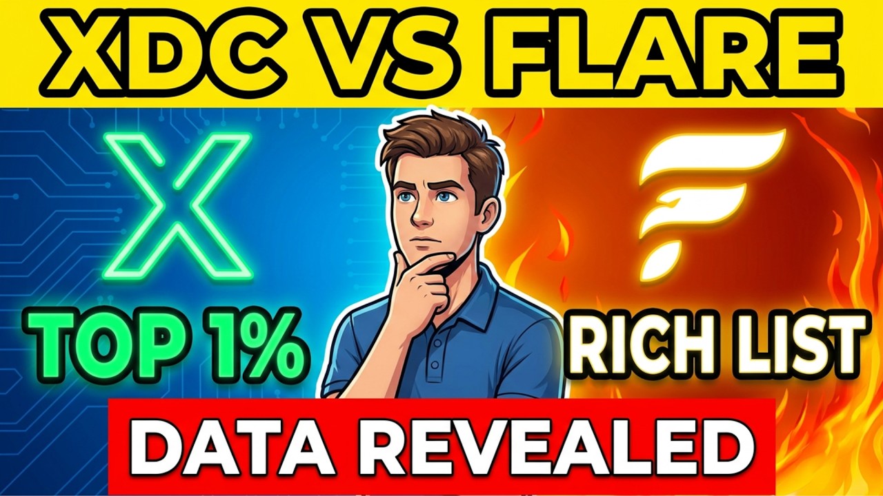 XDC против Flare: кто настоящий &laquo;спящий гигант&raquo;? Данные из списка богатейших кошельков раскрыты!