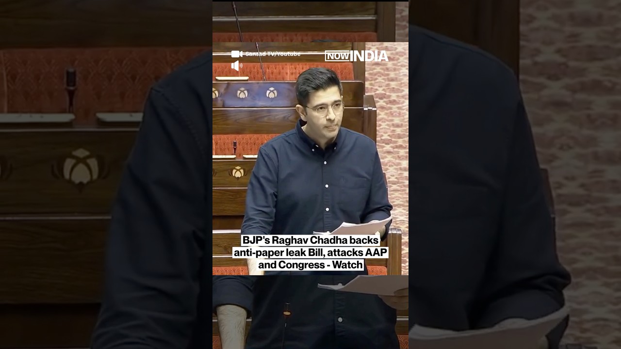 Raghav Chadha Slams AAP And Congress, Breaks Silence On NEET Paper Leak