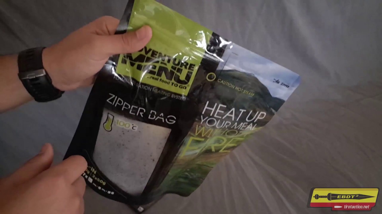Adventure Menu, la comida más táctica, variada, natural, alimenta y está buena