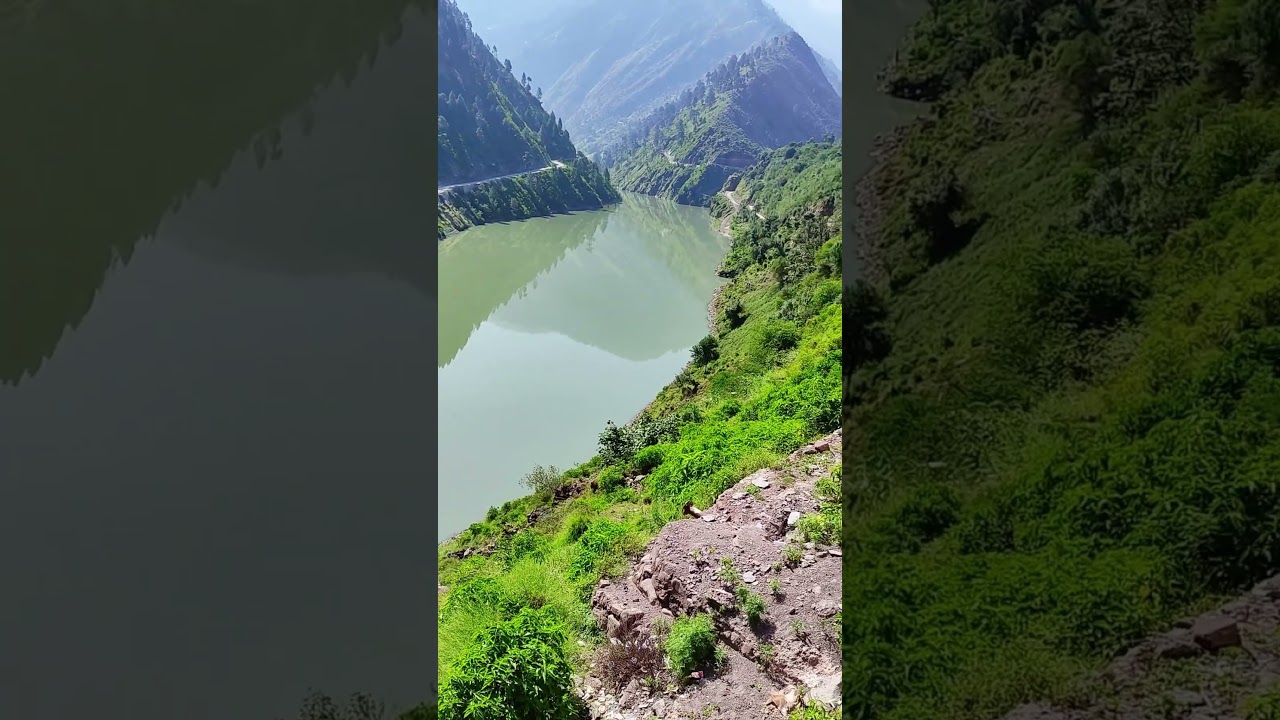 This is how  Desander clean water from silt in hydropower dam #nature #travel #mountains