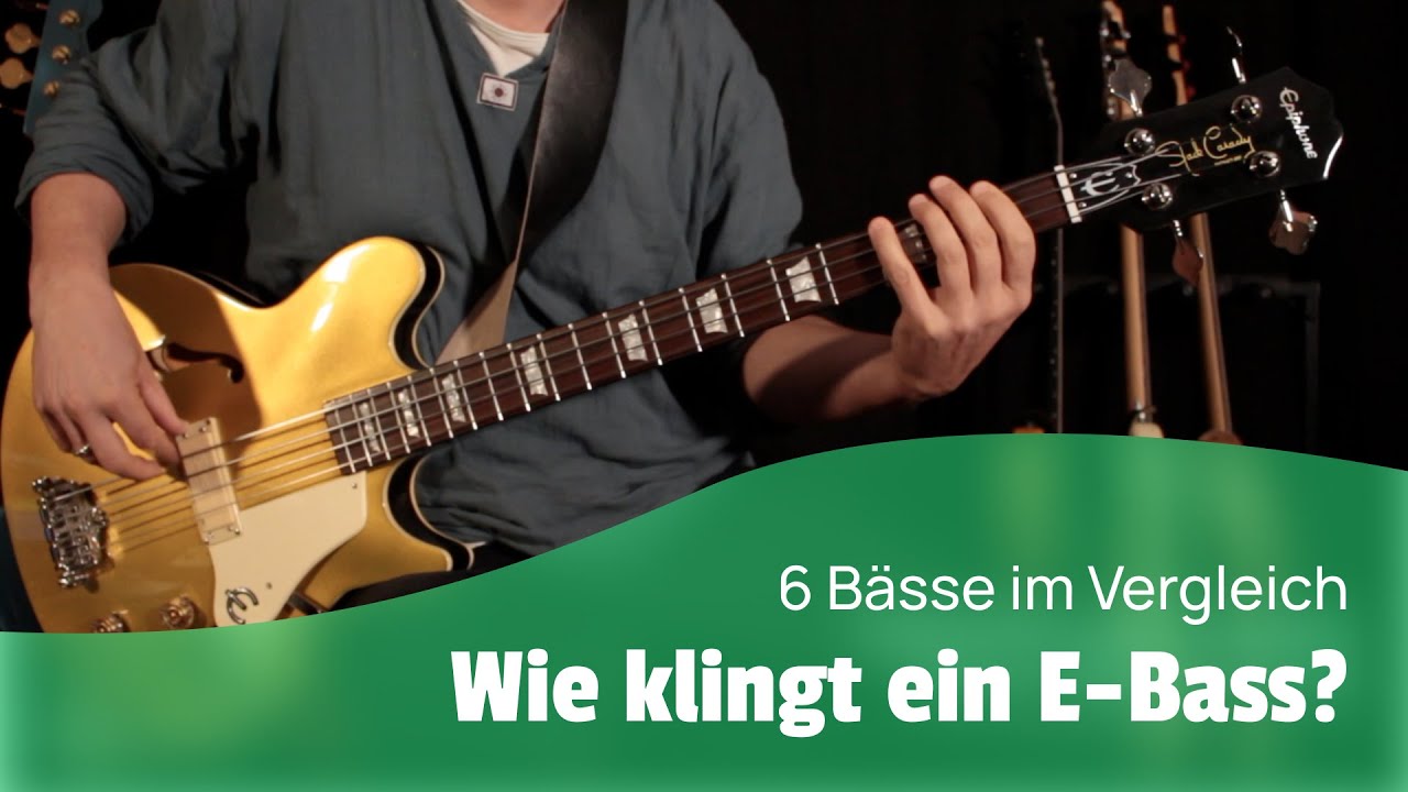 Wie klingt ein E Bass? 6 Bassgitarren im Sound Check & Soundtest Vergleich