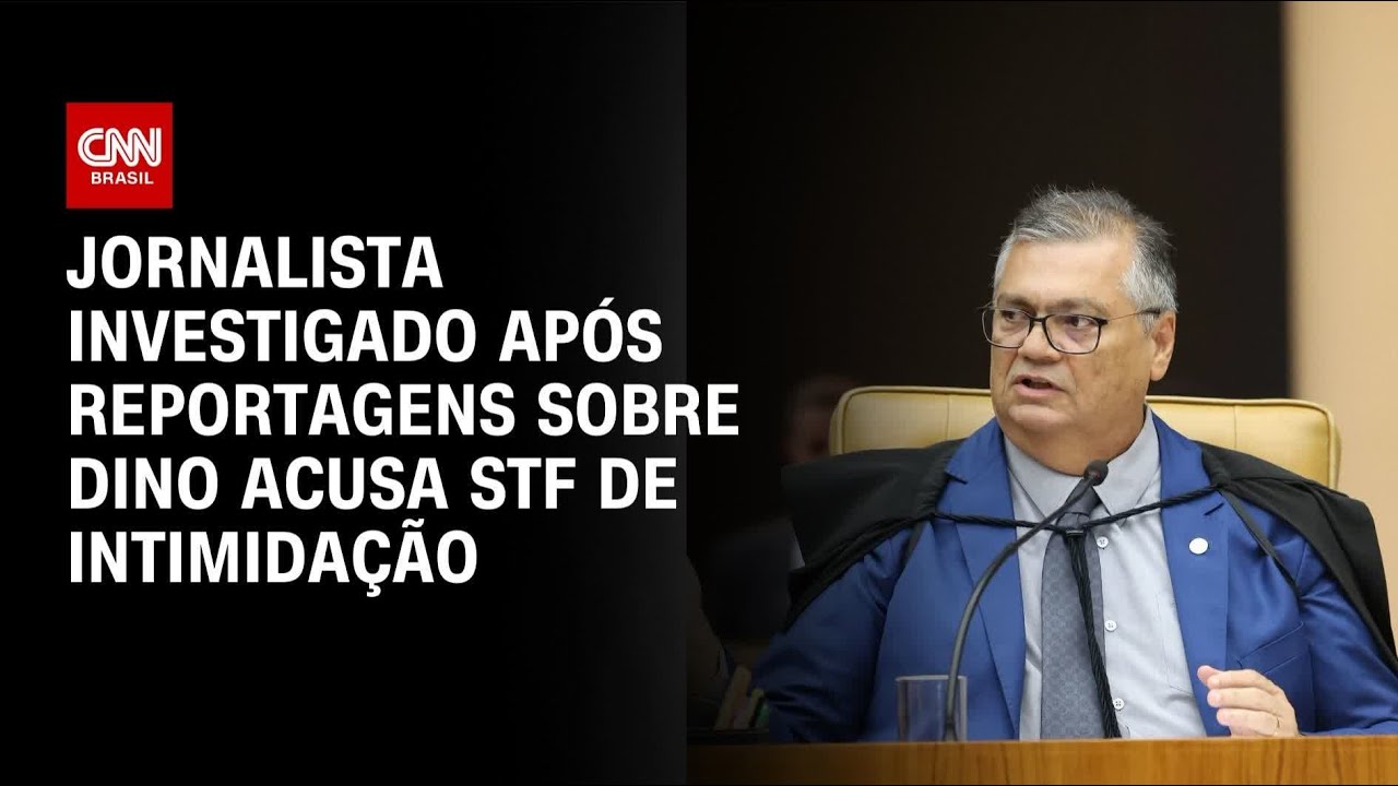 Jornalista investigado após reportagens sobre Dino acusa STF de intimidação | AGORA CNN