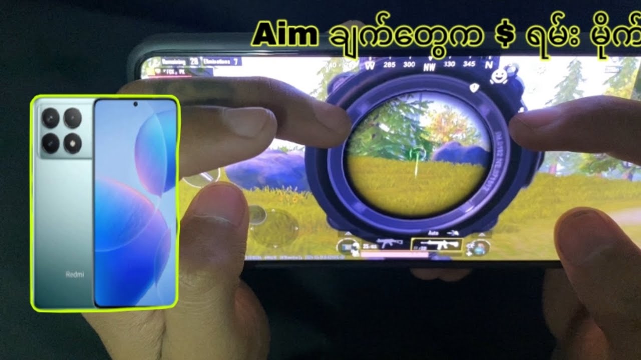 3X Aim ချက်တွေက $ ရမ်း မိုက် 🤩#PubgHandcamgameplay#K70Pubggameplay