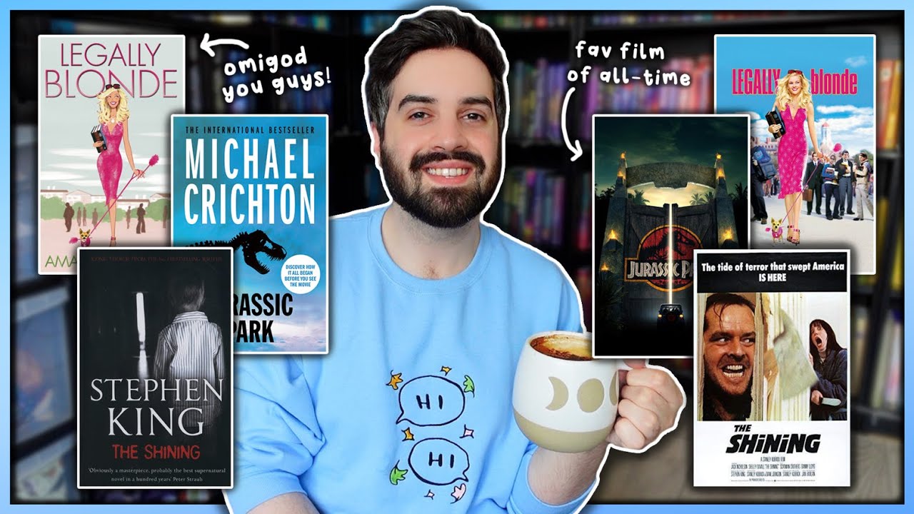 Reading Books That Inspired My Favourite Movies 🍿🎬 Jurassic Park, Legally Blonde, The Shining