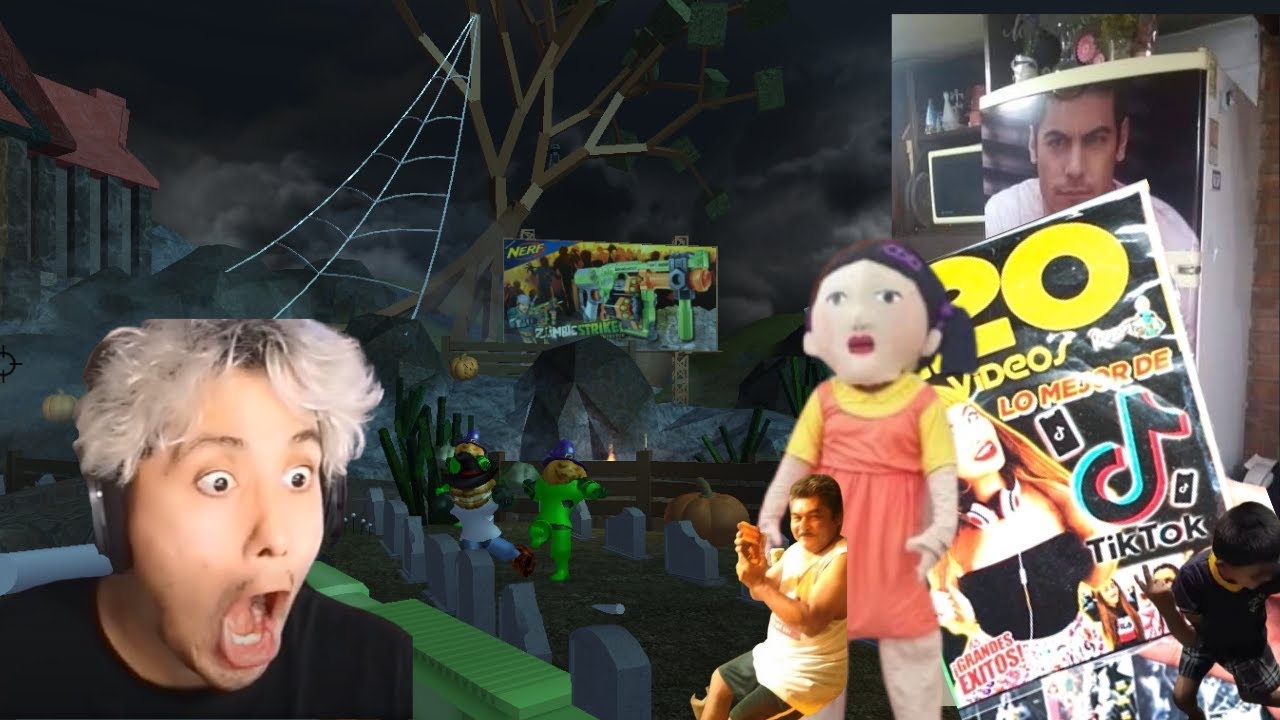Maau juega a Roblox but spoopy y reacciona a cosas tercermundistas cursed