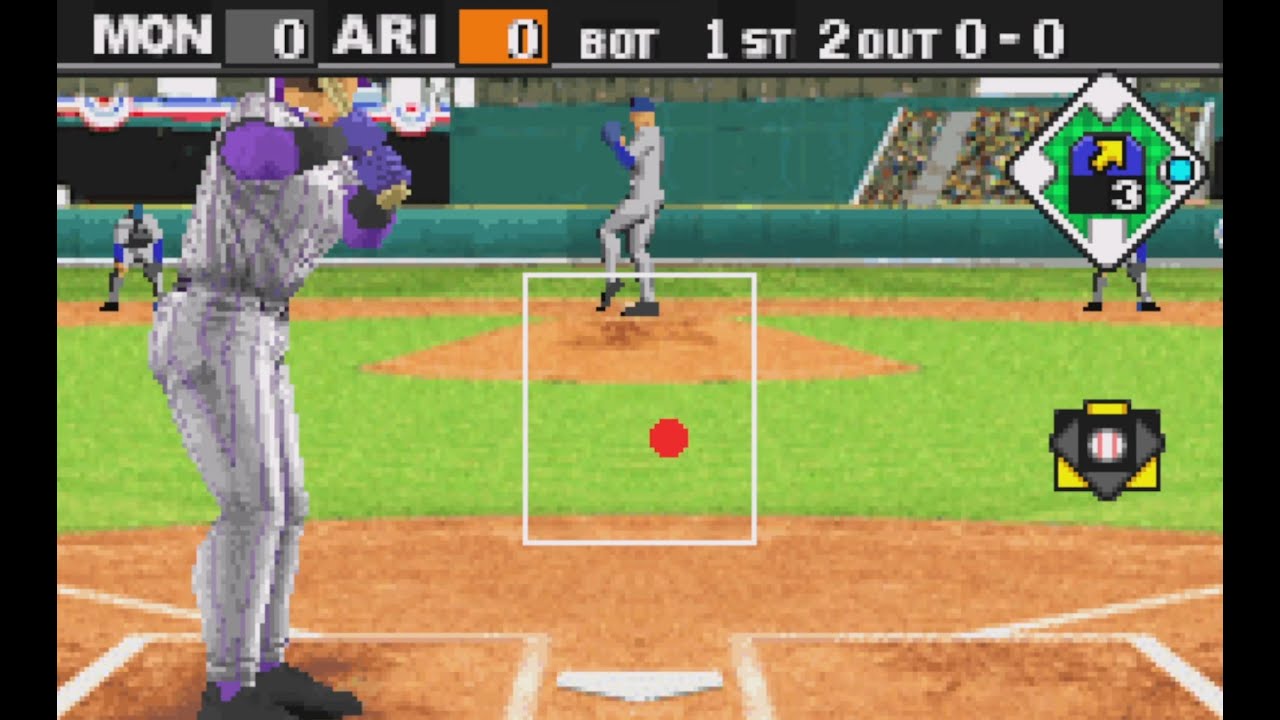Baseball Advance (Game Boy Advance) - Gameplay