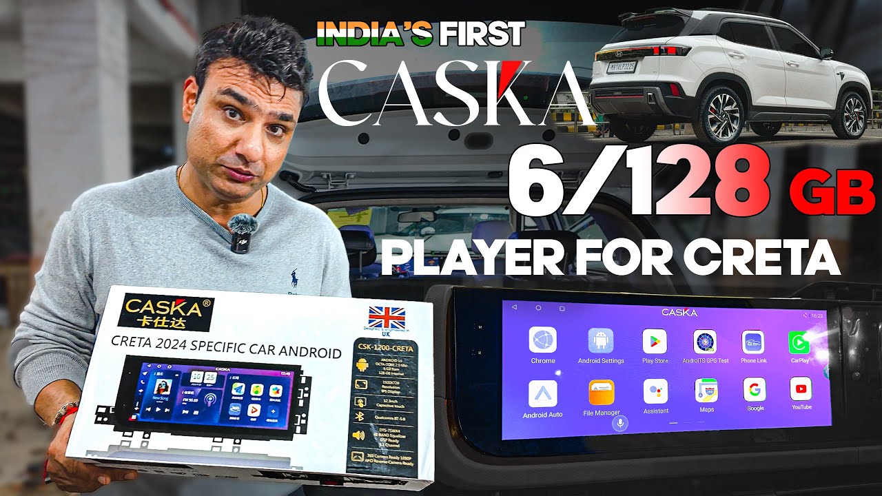 India's First CRETA 2024 E with CASKA 6/128GB PLAYER with 5.1 CHANNEL & PHANTOM SPEAKER|📞 7977662321
